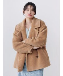 【ECOPEL】ボアダブルショートコート