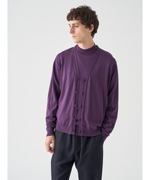 JOHN SMEDLEY（ジョンスメドレー）の「Vネック長袖ニットカーディガン（カーディガン/ボレロ）」