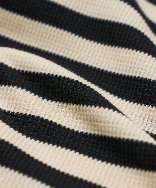FREAK'S STORE(フリークスストア)の「FRUIT OF THE LOOM × FREAK'S STORE/フルーツオブザルーム 別注 ワッフルヘンリーパーカー(パーカー・レディース・その他1/その他2/オフホワイト/ブラック・フリ-)」の16枚目の写真