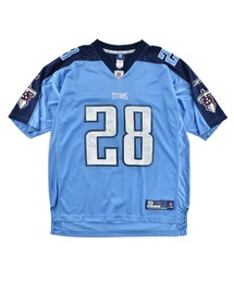 【USED】REEBOK “NFL Tennessee Titans #28” ゲームシャツ
