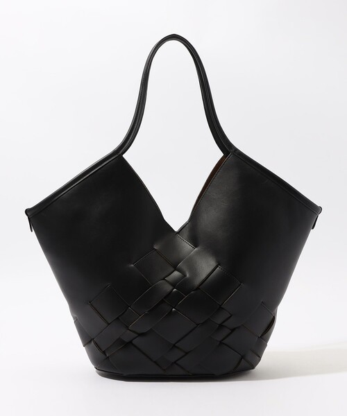 HEREU（ヘリュー）の「HEREU COLOMA LEATHER トートバッグ（トートバッグ・レディース・ブラック・FREE）」の4枚目の写真