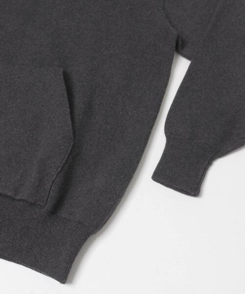 URBAN RESEARCH DOORS(アーバンリサーチドアーズ)の「CottonCashmere KnitHoodie(パーカー・メンズ・チャコールグレー/オレンジ・LARGE/MEDIUM)」の13枚目の写真