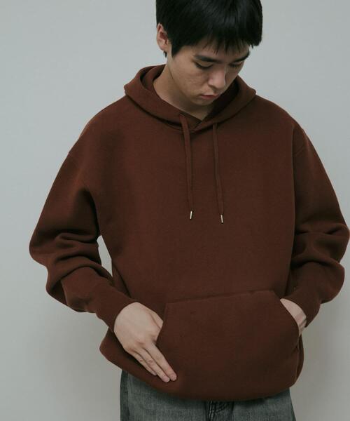 URBAN RESEARCH DOORS(アーバンリサーチドアーズ)の「CottonCashmere KnitHoodie(パーカー・メンズ・チャコールグレー/オレンジ・LARGE/MEDIUM)」の14枚目の写真