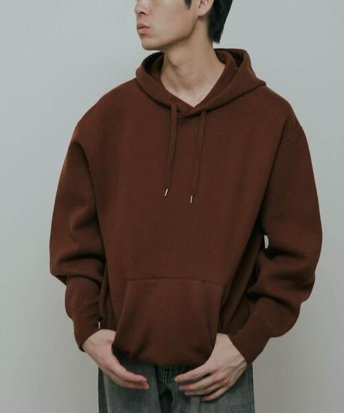 URBAN RESEARCH DOORS(アーバンリサーチドアーズ)の「CottonCashmere KnitHoodie(パーカー・メンズ・チャコールグレー/オレンジ・LARGE/MEDIUM)」の16枚目の写真