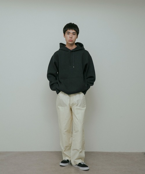 URBAN RESEARCH DOORS（アーバンリサーチドアーズ）の「CottonCashmere KnitHoodie（パーカー・メンズ・チャコールグレー/オレンジ・LARGE/MEDIUM）」の10枚目の写真