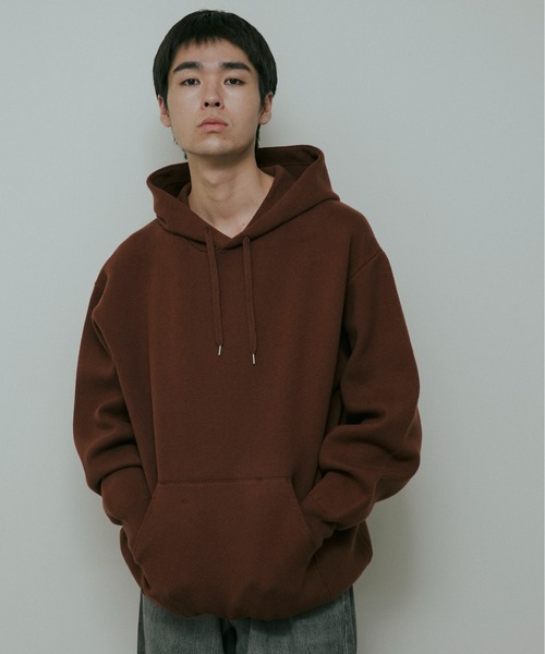 URBAN RESEARCH DOORS（アーバンリサーチドアーズ）の「CottonCashmere KnitHoodie（パーカー・メンズ・チャコールグレー/オレンジ・LARGE/MEDIUM）」の16枚目の写真