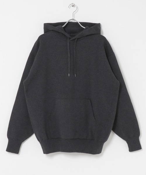 URBAN RESEARCH DOORS（アーバンリサーチドアーズ）の「CottonCashmere KnitHoodie（パーカー・メンズ・チャコールグレー/オレンジ・LARGE/MEDIUM）」の19枚目の写真