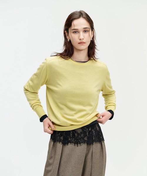 N.O.R.C（ノーク）の「【マルチファンクション】レースヘムトップス（Tシャツ/カットソー・レディース・ブラック/オフホワイト・フリー）」の15枚目の写真