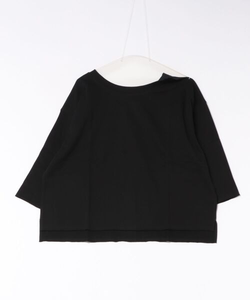 The rejoice(ザ リジョイス)の「ミニ裏毛2WAYスリットプルオーバー(Tシャツ/カットソー・レディース・グレー/ブラック・FREE)」の22枚目の写真