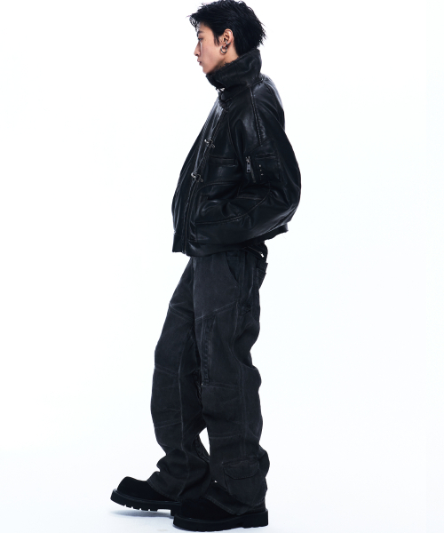 RSSC(アールエスエスシー)の「CUTLINE WASHED FLARE PANTS - LUNA(デニムパンツ・レディース・その他・1/2)」の4枚目の写真