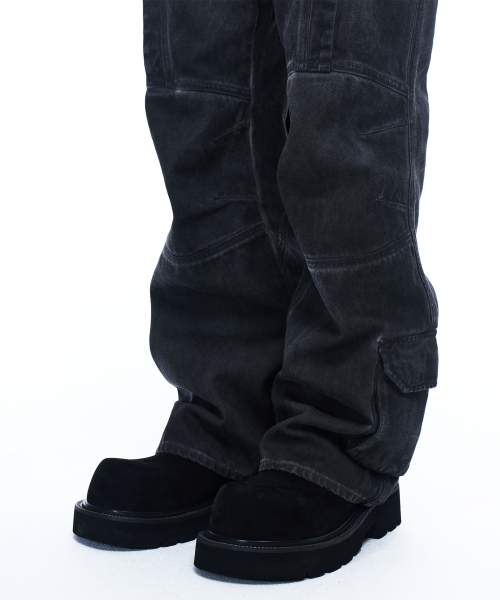 RSSC(アールエスエスシー)の「CUTLINE WASHED FLARE PANTS - LUNA(デニムパンツ・レディース・その他・1/2)」の7枚目の写真