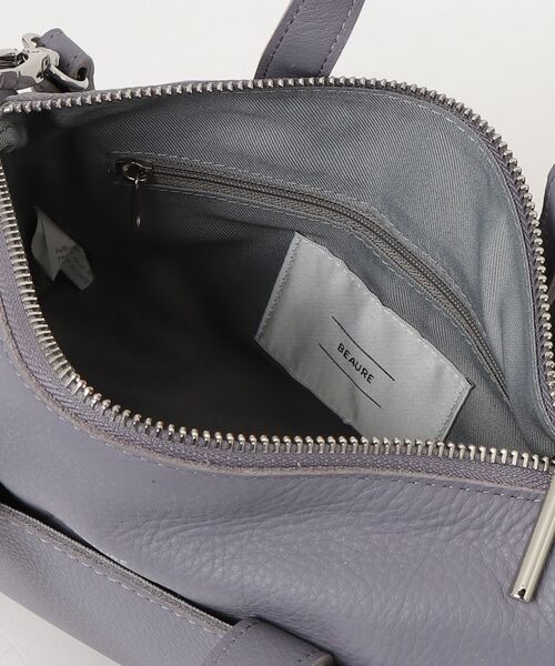 Beau're（ヴュレ）の「【BEAURE/ビュレ】カウレザー 横長 2WAYバッグ  B-26307（トートバッグ・レディース・パープル/ブラック/キャメル/グレー/ブラウン・FREE）」の7枚目の写真