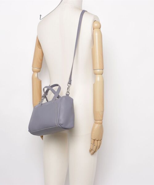 Beau're（ヴュレ）の「【BEAURE/ビュレ】カウレザー 横長 2WAYバッグ  B-26307（トートバッグ・レディース・パープル/ブラック/キャメル/グレー/ブラウン・FREE）」の8枚目の写真