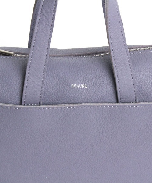 Beau're（ヴュレ）の「【BEAURE/ビュレ】カウレザー 横長 2WAYバッグ  B-26307（トートバッグ・レディース・パープル/ブラック/キャメル/グレー/ブラウン・FREE）」の18枚目の写真