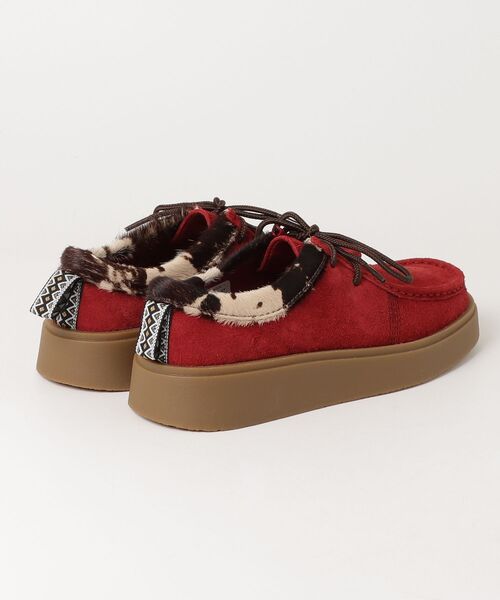 Clarks（クラークス）の「Torview／トービュー(レッドインタレスト)（モカシン/デッキシューズ・メンズ・レッド・UK8.5/UK9/UK8/UK6.5/UK7.5/UK6/UK7/UK10/UK11/UK9.5）」の11枚目の写真