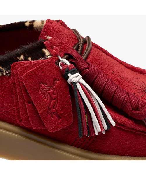 Clarks（クラークス）の「Torview／トービュー(レッドインタレスト)（モカシン/デッキシューズ・メンズ・レッド・UK8.5/UK9/UK8/UK6.5/UK7.5/UK6/UK7/UK10/UK11/UK9.5）」の8枚目の写真