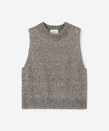 LE GLAZIK | ミックスヤーン ベスト WOMEN