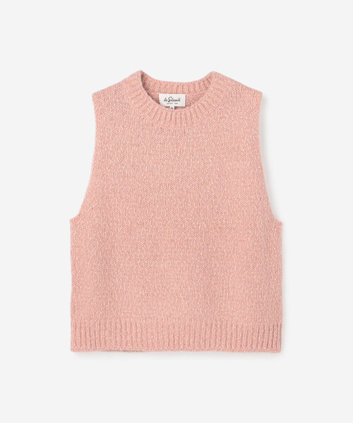 LE GLAZIK(ルグラジック)の「LE GLAZIK | ミックスヤーン ベスト WOMEN(ベスト・レディース・グレー系その他/ブルー系その他/ピンク系その他・36)」の4枚目の写真