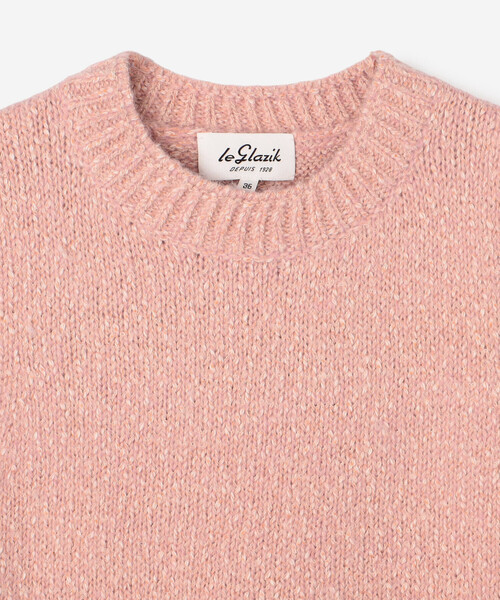 LE GLAZIK(ルグラジック)の「LE GLAZIK | ミックスヤーン ベスト WOMEN(ベスト・レディース・グレー系その他/ブルー系その他/ピンク系その他・36)」の6枚目の写真
