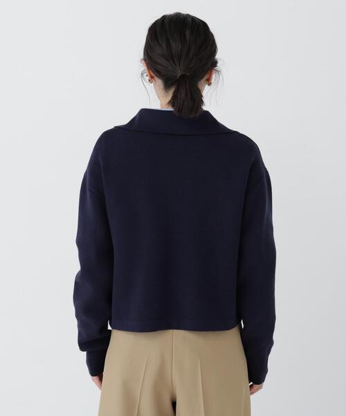 NATURAL BEAUTY BASIC(ナチュラルビューティーベーシック)の「スキッパーニット(ニット/セーター・レディース・ベージュ/ライトグリーン/ネイビー・FREE)」の20枚目の写真
