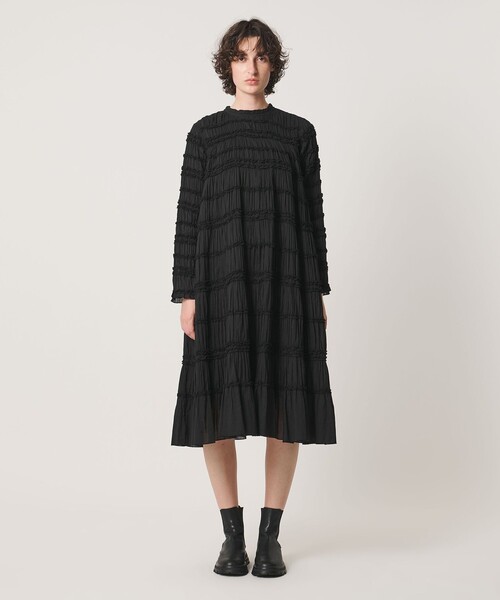 Pheeta(フィータ)の「<Pheeta>Billie ミモレ丈 ワンピース / 016C-40(ワンピース・レディース・ブラック・1/2)」の3枚目の写真