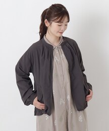 ナイロン ジップアップ ブルゾン