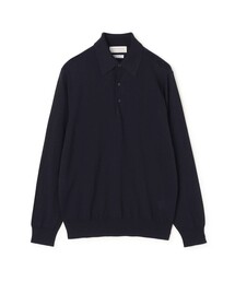 TOMORROWLAND tricot スーパーファインメリノウール ニットポロ S-WOOL