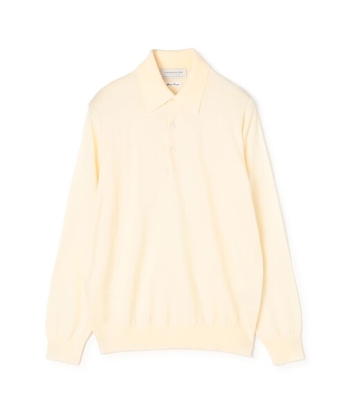 TOMORROWLAND (トゥモローランド)の「TOMORROWLAND tricot スーパーファインメリノウール ニットポロ S-WOOL(ポロシャツ・メンズ・ホワイト/チャコールグレー/ブラック/ネイビー/ボルドー/マスタード・S/M/L/XL/XS)」の2枚目の写真