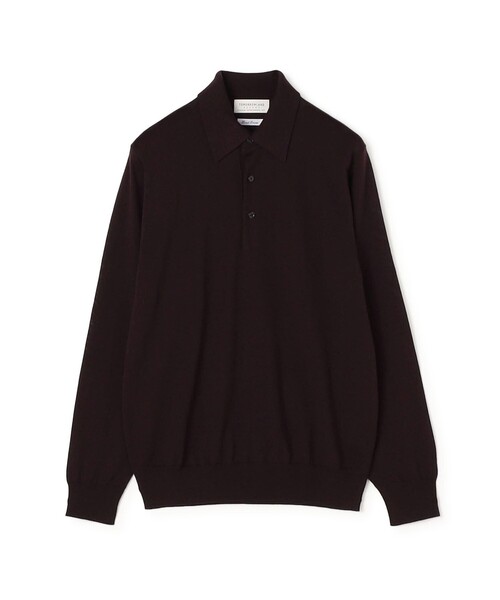TOMORROWLAND (トゥモローランド)の「TOMORROWLAND tricot スーパーファインメリノウール ニットポロ S-WOOL(ポロシャツ・メンズ・ホワイト/チャコールグレー/ブラック/ネイビー/ボルドー/マスタード・S/M/L/XL/XS)」の1枚目の写真