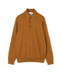 TOMORROWLAND tricot スーパーファインメリノウール ニットポロ S-WOOL