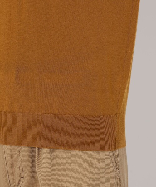TOMORROWLAND (トゥモローランド)の「TOMORROWLAND tricot スーパーファインメリノウール ニットポロ S-WOOL(ポロシャツ・メンズ・ホワイト/チャコールグレー/ブラック/ネイビー/ボルドー/マスタード・S/M/L/XL/XS)」の16枚目の写真
