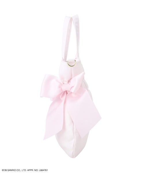 Maison de FLEUR(メゾンドフルール)の「【受注生産】ウィッシュミーメル ダブルリボン2Wayトート(ショルダーバッグ・レディース・ピンク・FREE)」の7枚目の写真