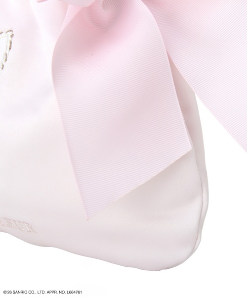Maison de FLEUR(メゾンドフルール)の「【受注生産】ウィッシュミーメル ダブルリボン2Wayトート(ショルダーバッグ・レディース・ピンク・FREE)」の12枚目の写真