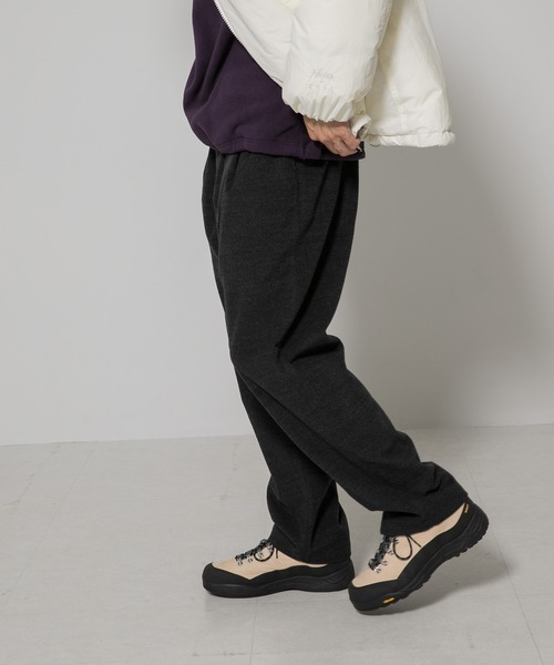 Gramicci(グラミチ)の「『別注』Gramicci for EKAL WOOL BLEND FLANNEL トラウザー(その他パンツ・メンズ・ブラック/チャコールグレー・LARGE/SMALL/MEDIUM)」の15枚目の写真