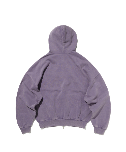 suade（スエード）の「CROPPED WASHED HOOD ZIP UP [PURPLE]（パーカー・レディース・その他・LARGE/SMALL/MEDIUM）」の2枚目の写真