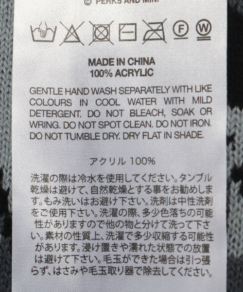 P.A.M.（パム）の「【P.A.M/パム】 MULTI SHOT URCHIN BONNET SCARF（マフラー・レディース・グレー・FREE）」の3枚目の写真