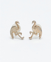 style counsel（スタイルカウンセル）の「【chibi jewels】チビ・ジュエルズ　　フラミンゴスタッズピアス（ＳＩＬＶＥＲ）Ｆｌａｍｉｎｇｏ　Ｓｔｕｄ Ｅａｒｒｉｎｇｓ（ピアス（両耳用）・レディース）」