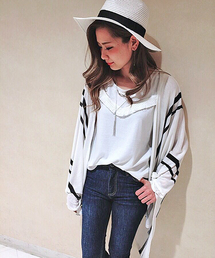 VENCEEXCHANGE | STポンチョアンサンブル           (カーディガン/ボレロ)