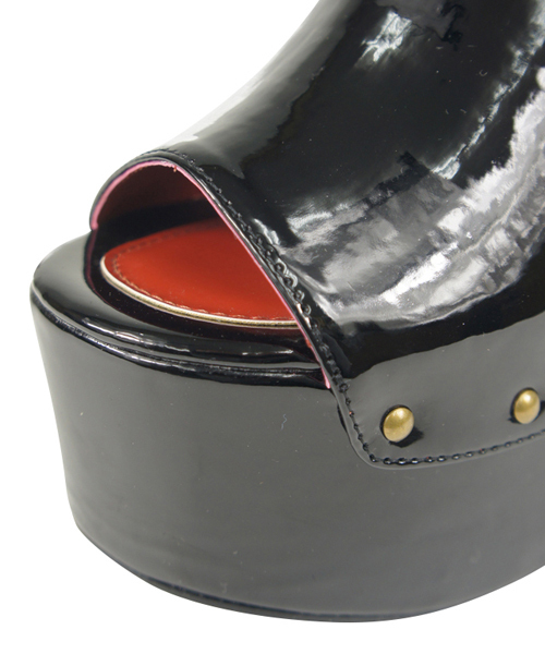 made in HEAVEN（メイドインヘブン）の「Heavy duty #16F プラットフォームサンダル（サンダル・レディース・ブラック/ブラウン系その他・37/36/38）」の4枚目の写真