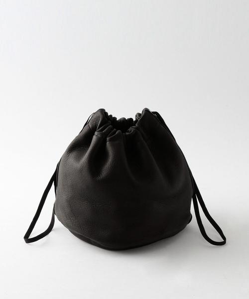 FILL THE BILL（フィルザビル）の「＜FILL THE BILL＞ LEATHER PURSE/ﾊﾞｯｸﾞ（クラッチバッグ・メンズ・ブラック/ベージュ・FREE）」の2枚目の写真