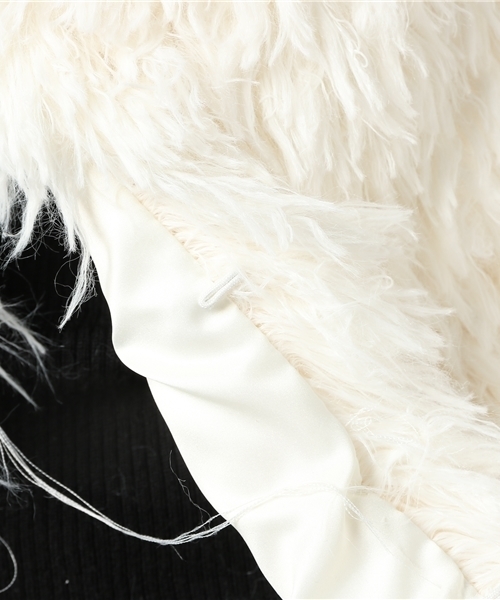SLY(スライ)の「【ViVi 3月号掲載】FLUFFY COAT(その他アウター・レディース・オフホワイト/ベージュ・2/1)」の10枚目の写真