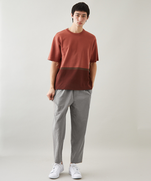 STUDIOUS（ステュディオス）の「カラーCOOLライトアンクルスラックス（スラックス・メンズ・グレー/ネイビー/ブラウン・1/2/3）」の6枚目の写真