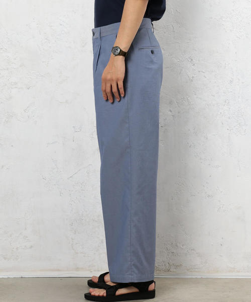 green label relaxing(グリーンレーベルリラクシング)の「CM T/C TWILL 1タック バギーパンツ ◆(その他パンツ・メンズ・ブラック/ベージュ/ネイビー・LARGE/MEDIUM/SMALL)」の15枚目の写真