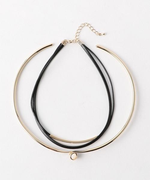 Another Edition（アナザーエディション）の「セットチョーカー ◆（チョーカー・レディース・ゴールド/シルバー・FREE）」の2枚目の写真
