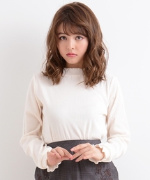 MAJESTIC LEGON | 袖口シャーリングプルオーバー(Tシャツ/カットソー)
