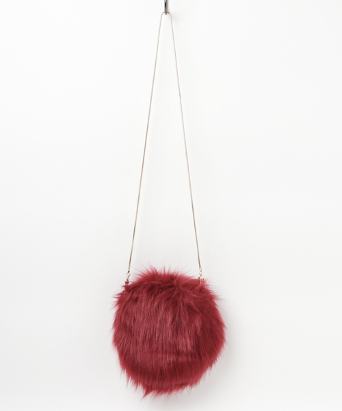 Andemiu（アンデミュウ）の「ファーショルダーＢＡＧ771959（ショルダーバッグ・ホワイト/グレー/その他/レッド・FREE）」の3枚目の写真