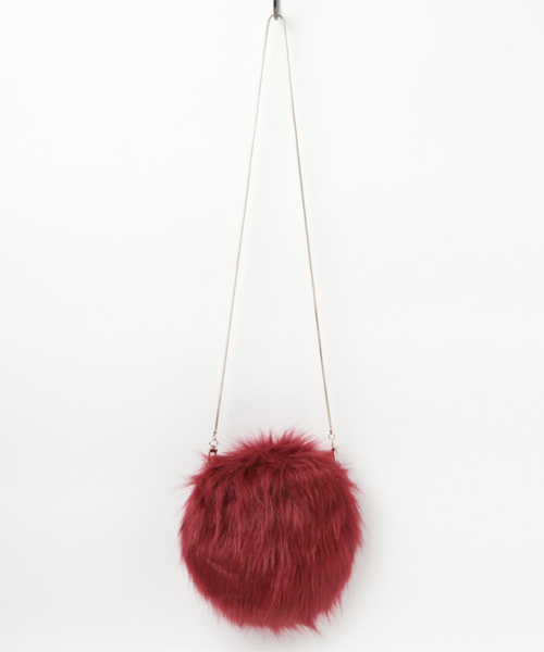 Andemiu（アンデミュウ）の「ファーショルダーＢＡＧ771959（ショルダーバッグ・ホワイト/グレー/その他/レッド・FREE）」の7枚目の写真