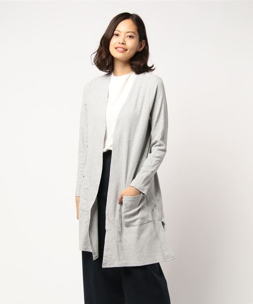 LBC（エルビーシー）の「ラメテレコロングカーディガン（カーディガン/ボレロ・レディース・グレー/ブルー・LARGE/MEDIUM）」の5枚目の写真