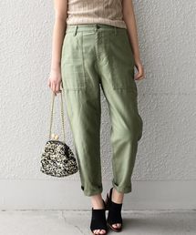 SHIPS | コットンリネンベイカーパンツ◇(カーゴパンツ)