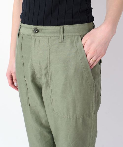 SHIPS（シップス）の「コットンリネンベイカーパンツ◇（カーゴパンツ・レディース・ベージュ/オリーブ・36/38）」の7枚目の写真